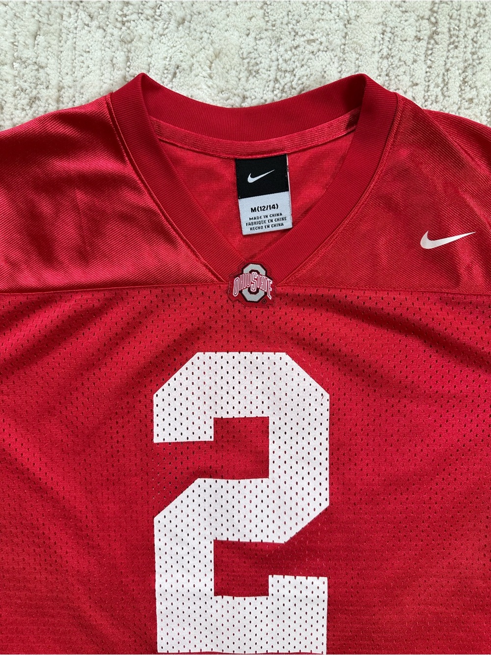 Nike Ohio State Buckeyes #2 Football Jersey Youth Kids Medium (12/14) - Picture 3 of 8